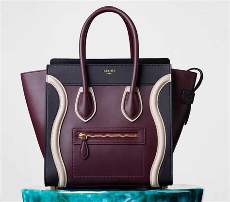 celine micro luggage tricolor price|Celine shoulder luggage tote price.